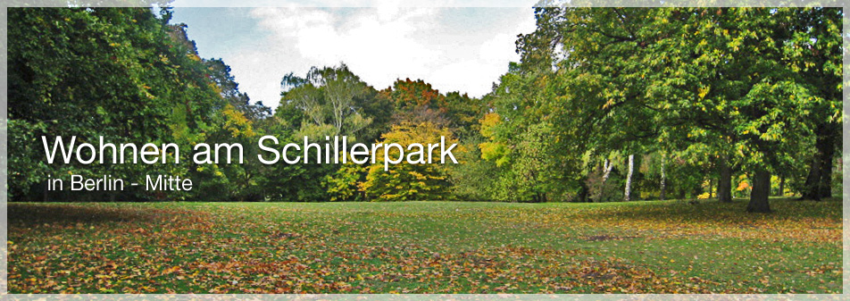 Barfusstraße am Schillerpark in Berlin Mitte im Herbst